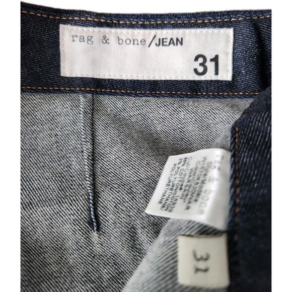 Rag & Bone Women’s Denny High Rise Skinny Ankle Jeans Warsaw Dark Wash Size 31 - Picture 4 of 9
